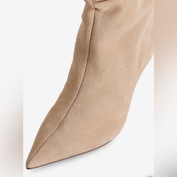 Brian Atwood x Express Suede Slouch Boots - Picture 3 of 4